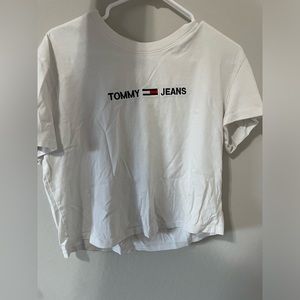 white Tommy Jeans t-shirt